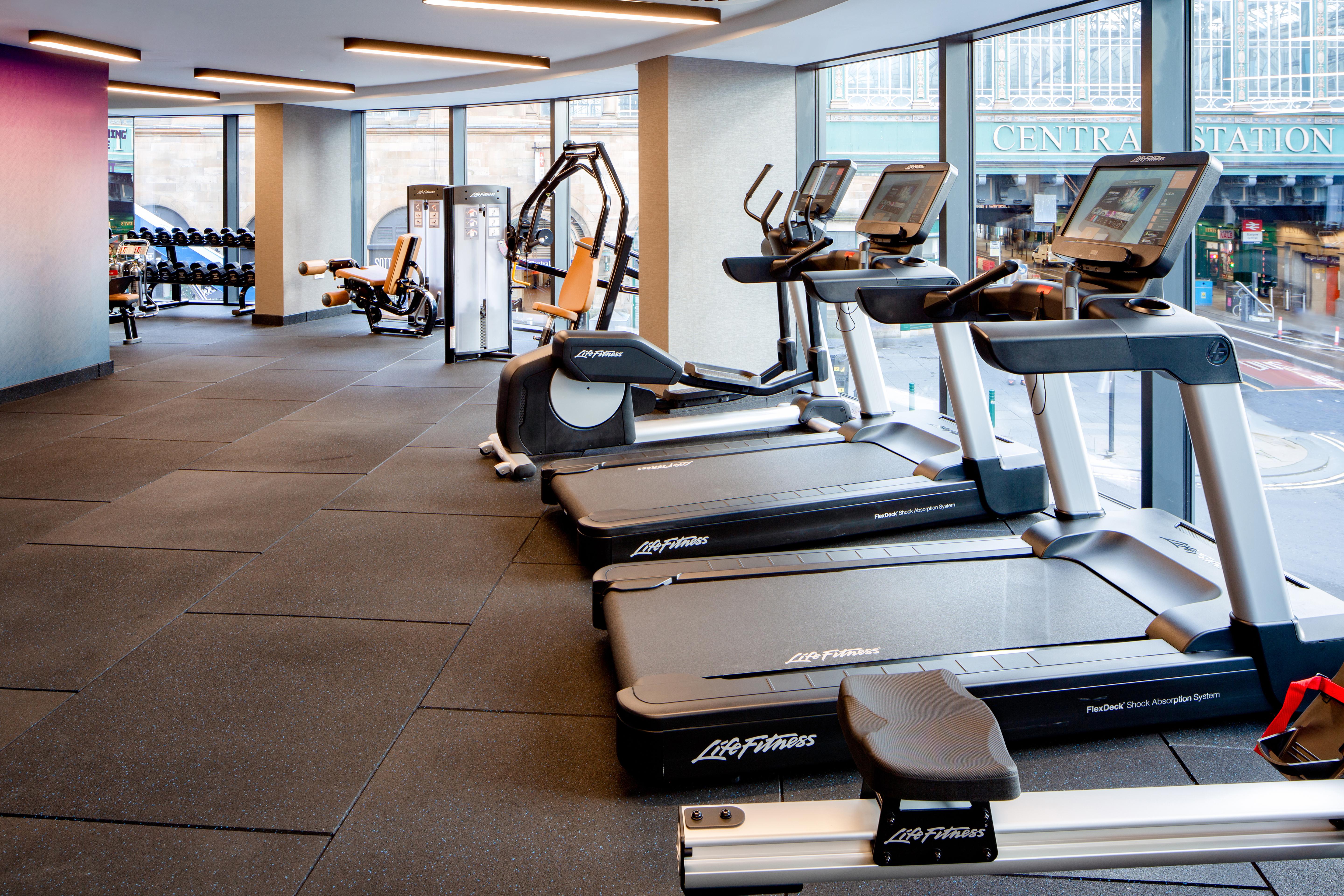 Yotel Glasgow Dış mekan fotoğraf Life Fitness