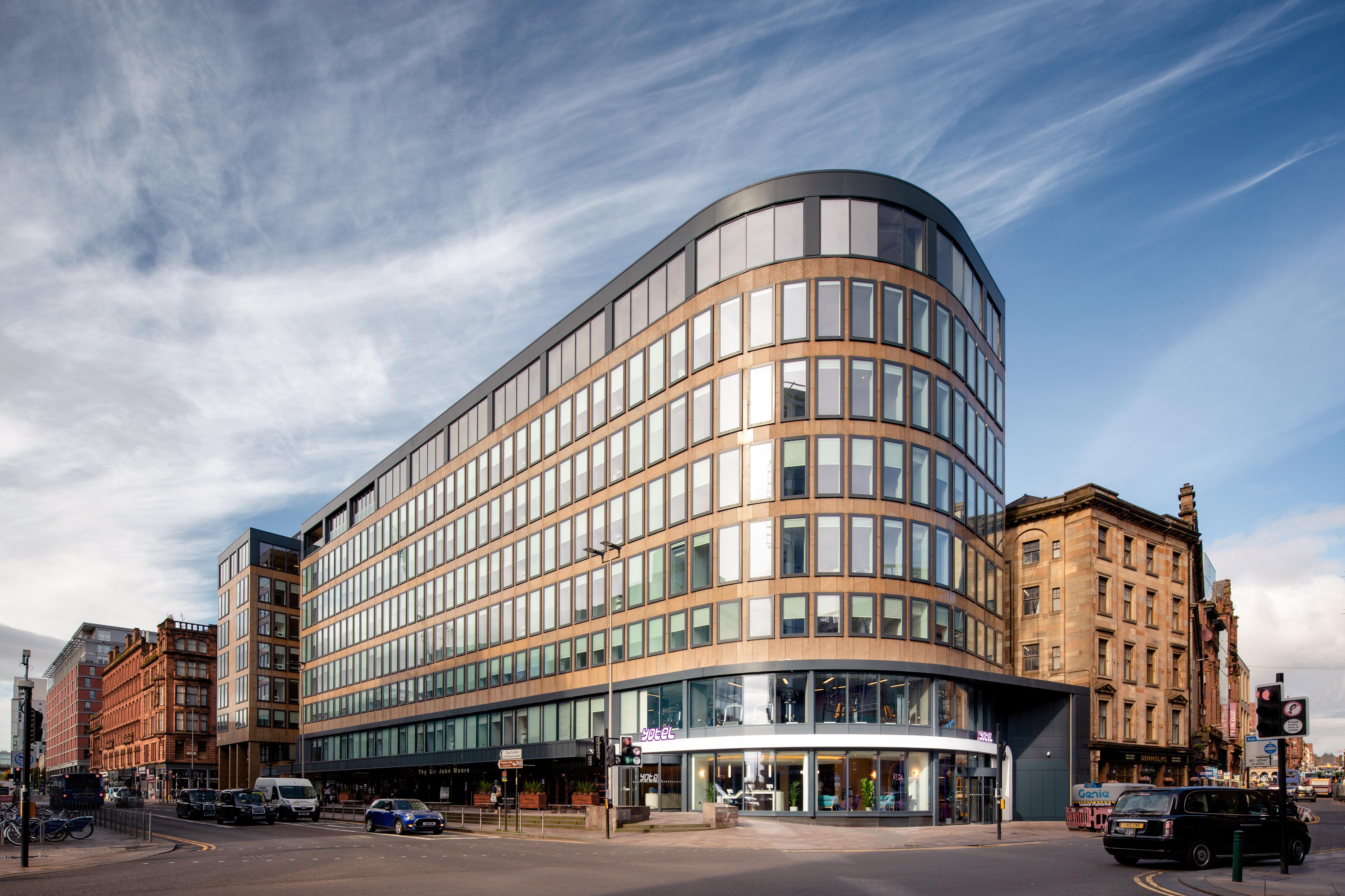 Yotel Glasgow Dış mekan fotoğraf The building in 2017